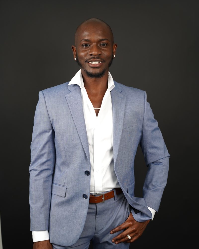 Anatal Waddell, founder of Waddell Investment Group, in a light blue suit